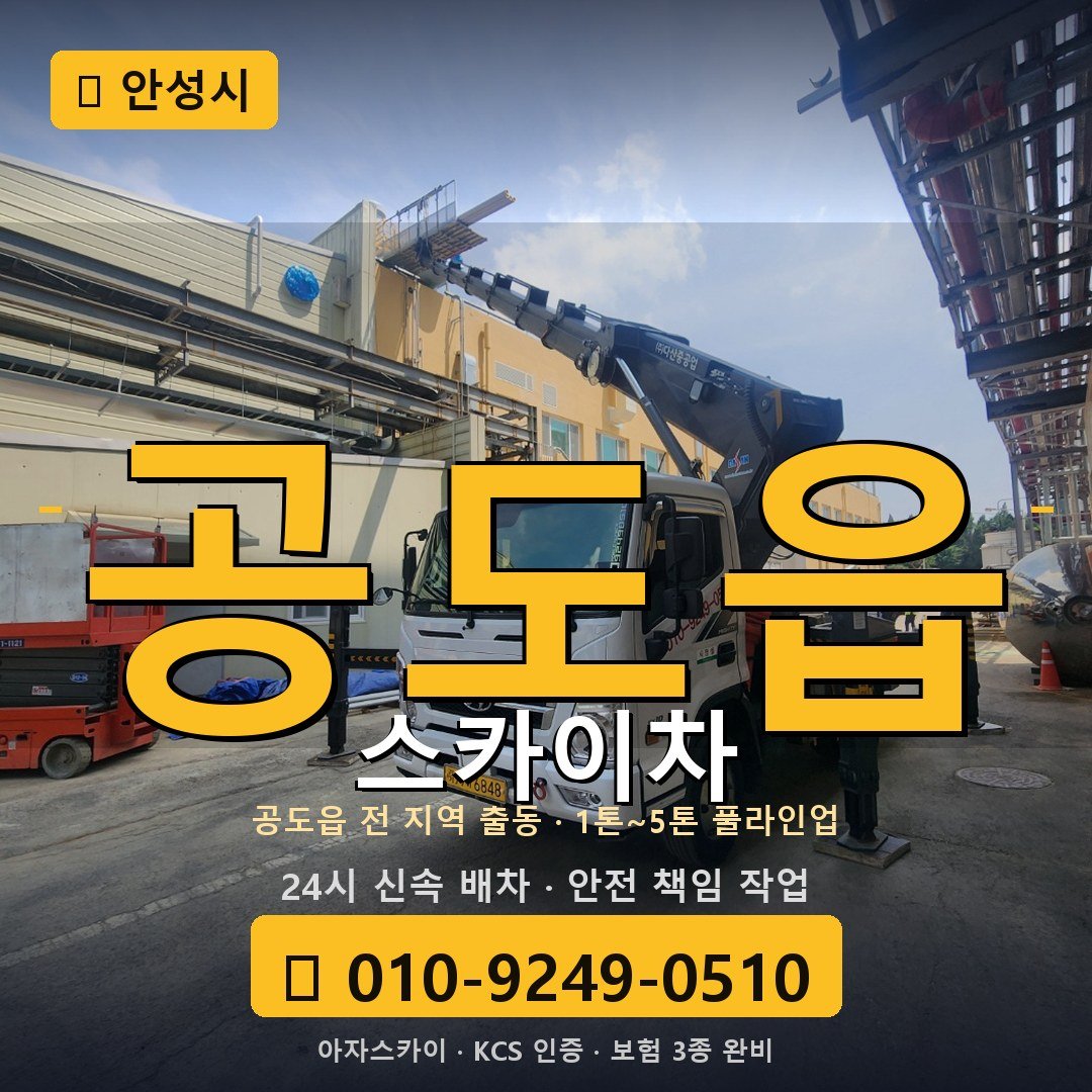 안성 공도읍 스카이차 - 아자스카이