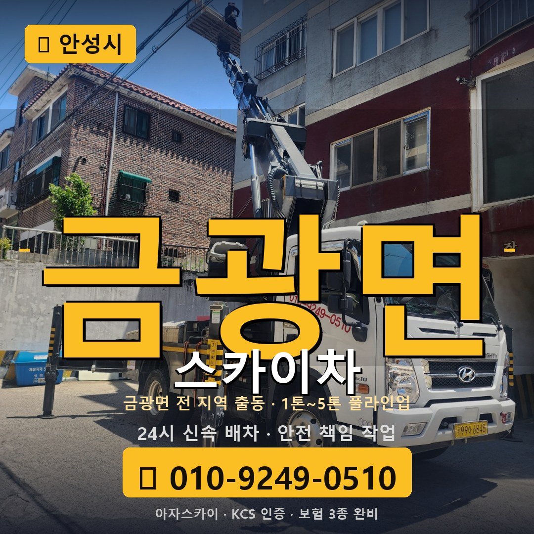 안성 금광면 스카이차 - 아자스카이