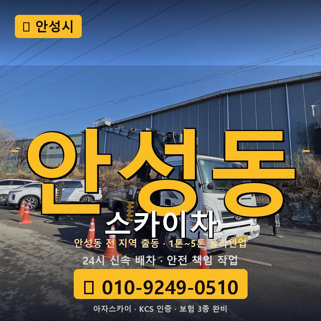 안성 안성동 스카이차 - 아자스카이